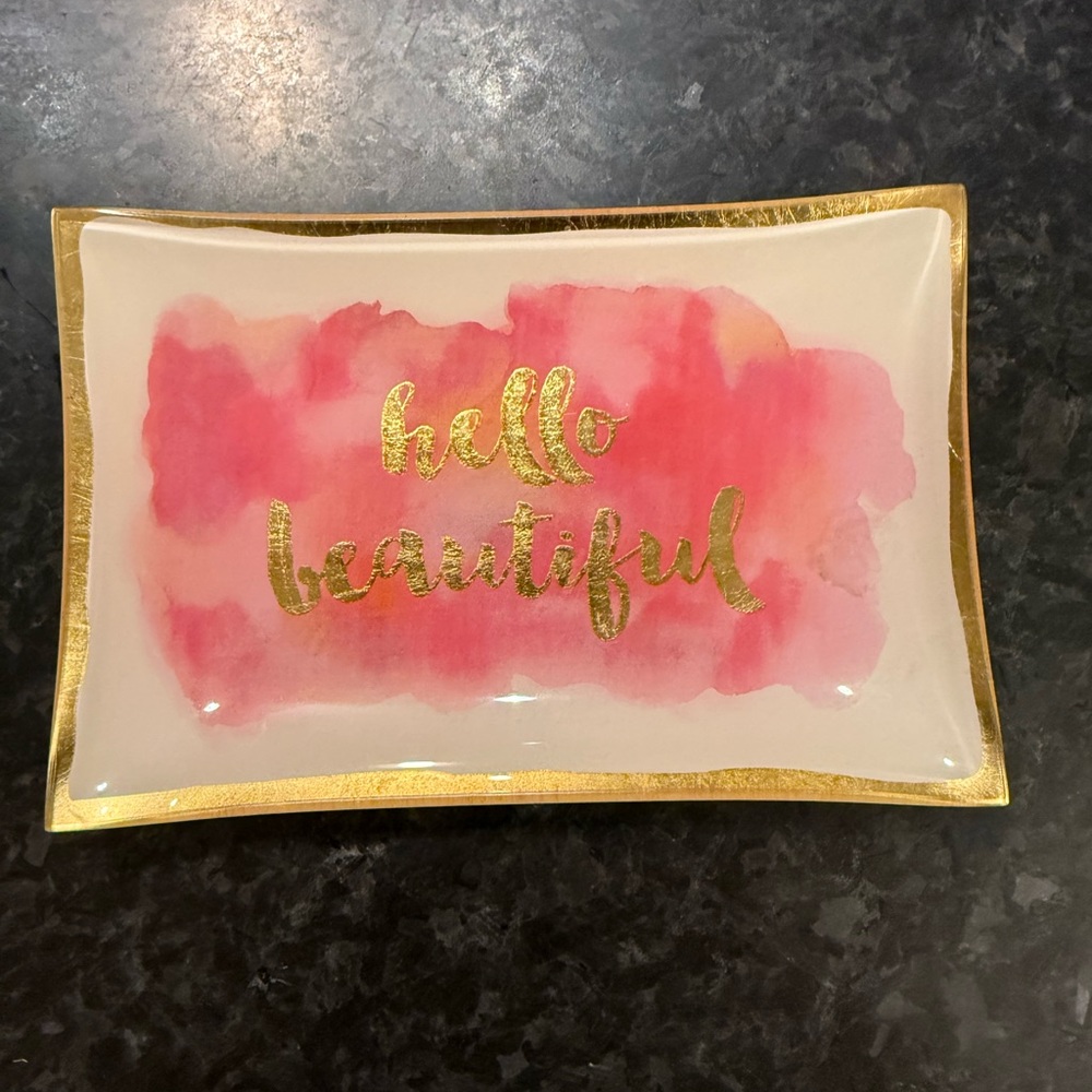 Paper Source Gold Trinket Dish